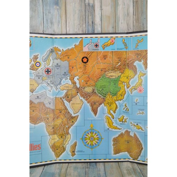 Vintage 1984 Axis & Allies 1942 Board Game Milton Bradley Spring COMPLETE - Picture 14 of 15